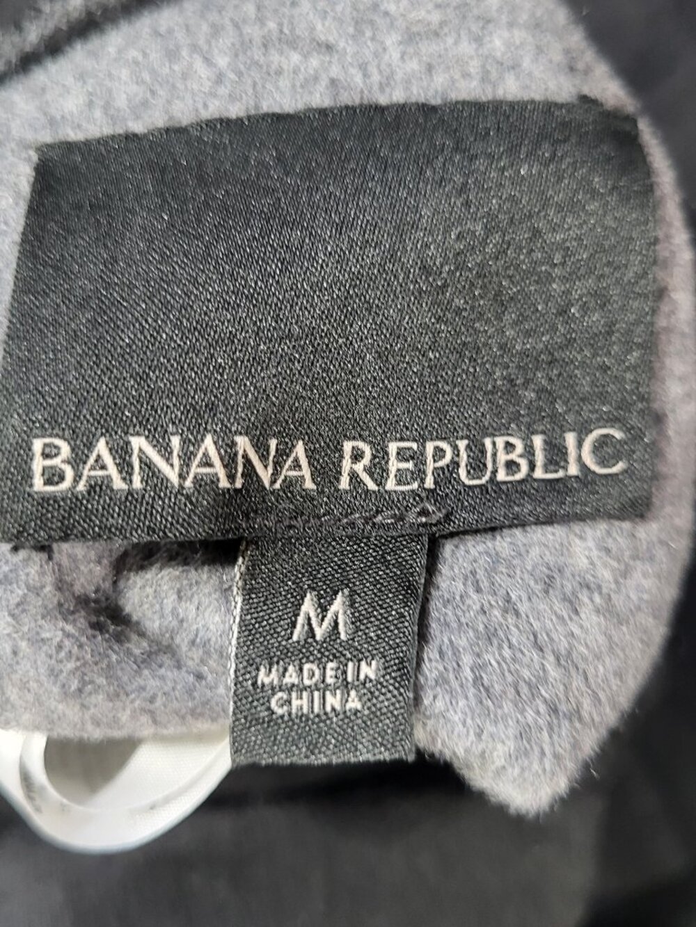 Banana Republic Reversible Double-Faced Shirt Jacket - BLACK/Heather - M #749594 - Picture 12 of 14